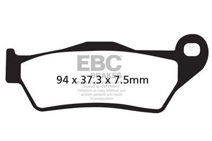Brakes - FA181HH Fully Sintered - EBC (Front) - One Set (Front) baycity powerparts