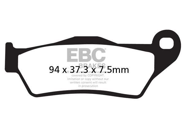 Brakes - FA181HH Fully Sintered - EBC (Rear) - One Set (Rear) baycity powerparts