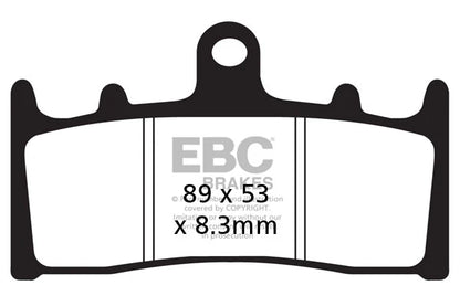 Brakes - FA188HH Fully Sintered - EBC (Front) - One Set ( one Rotor) - Front baycity powerparts