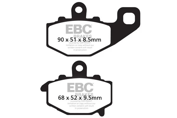 Brakes - FA192HH Fully Sintered - EBC (Rear) - One Set (Rear) at baycity powerparts