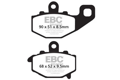 Brakes - FA192HH Fully Sintered - EBC (Rear) - One Set (Rear) at baycity powerparts