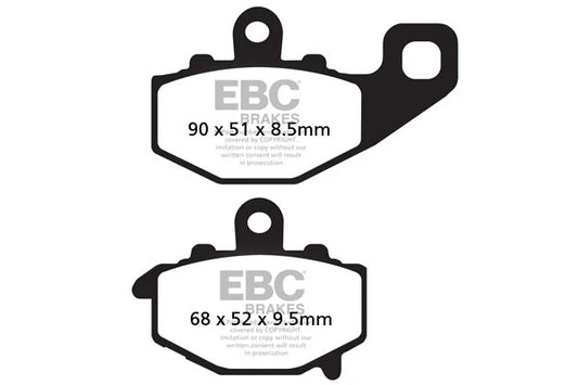 Brakes - FA192HH Fully Sintered - EBC (Rear) - One Set (Rear) at baycity powerparts