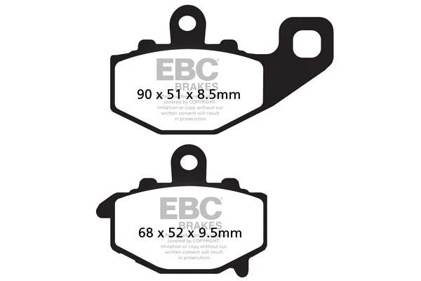 Brakes - FA192V Semi Sintered - EBC (Rear) - One Set (Rear) by baycity powerparts
