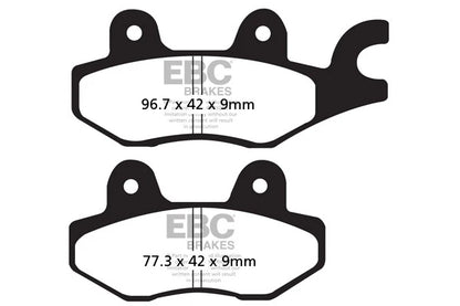 Brakes - FA197HH Fully Sintered- EBC (Front) - One Set (Front) by baycity powerparts