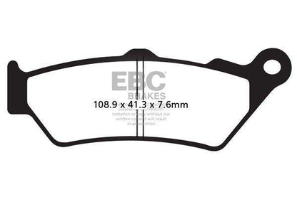 Brakes - FA209/2HH Fully Sintered  - EBC (Front) - One Set (Front) by baycity powerparts