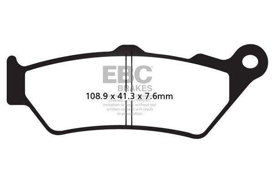 Brakes - FA209/2HH Fully Sintered  - EBC (Front) - One Set (Front) by baycity powerparts