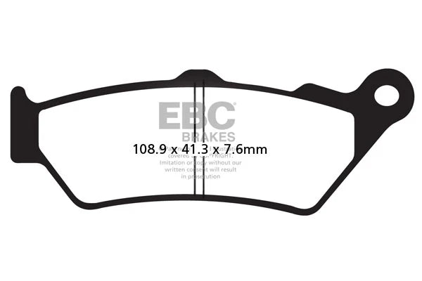 Brakes - FA209/2V Semi Sintered - EBC - Front by baycity powerparts