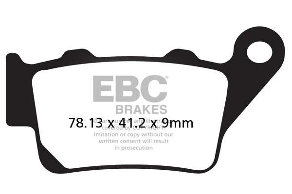 Brakes - FA213 Organic - EBC (Rear) - REAR( 2N / 1 PAIR) - 1 ROTOR baycity powerparts