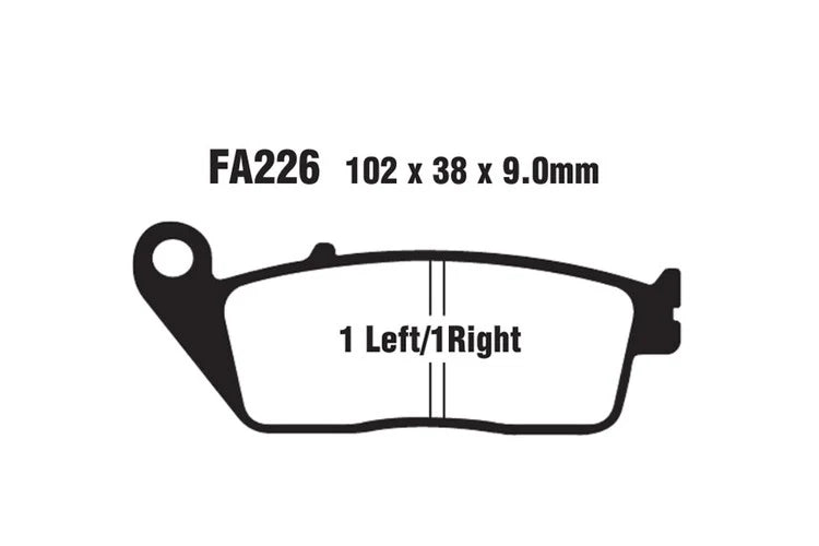 Brakes - FA226HH Fully Sintered  - EBC (Front) at baycity powerparts