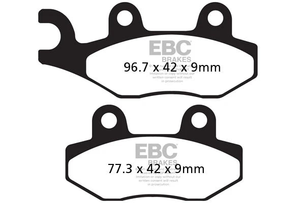 Brakes - FA228HH Fully Sintered- EBC - One Set baycity powerparts