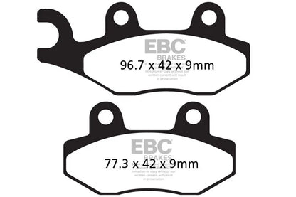 Brakes - FA228HH Fully Sintered- EBC - One Set baycity powerparts