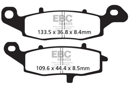 Brakes - FA229V Semi Sintered - EBC - One Set (Front Rotor) baycity powerparts