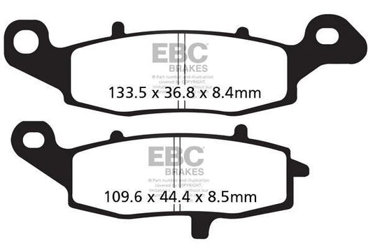 Brakes - FA229 Organic - EBC - One Set (Front Rotor) at baycity powerparts