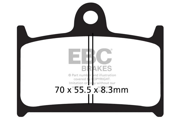 Brakes - FA236HH Fully Sintered  - EBC (2 Set Front) - Two Sets