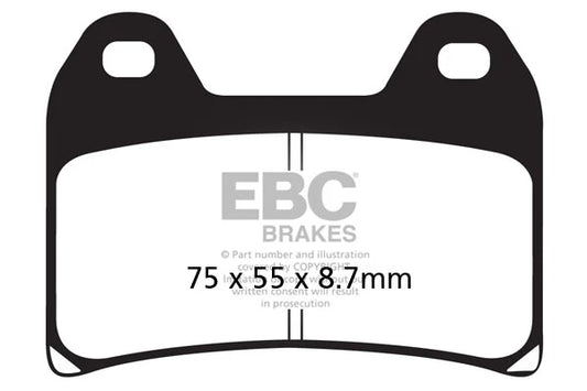 Brakes - FA244HH Fully Sintered - EBC (Front) - One Set baycity powerparts