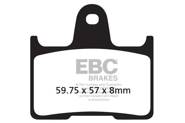 Brakes - FA254HH Fully Sintered  - EBC (Rear) - One Set (Rear Rotor) baycity powerparts