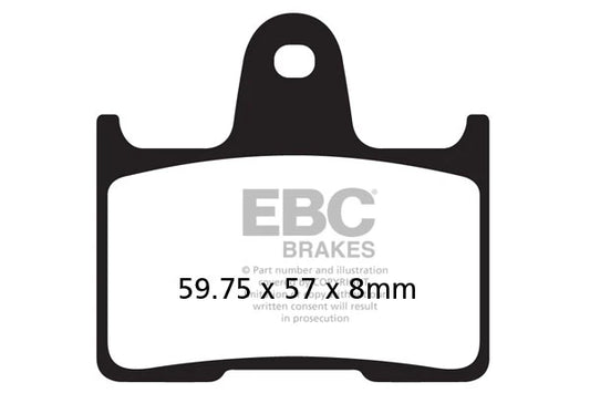 Brakes - FA254HH Fully Sintered  - EBC (Rear) - One Set (Rear Rotor) baycity powerparts