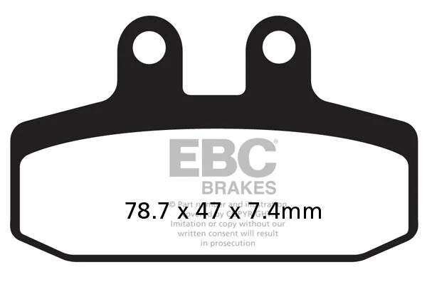 Brakes - FA256HH Fully Sintered  - EBC (Rear) - One Set (Rear) baycity powerparts