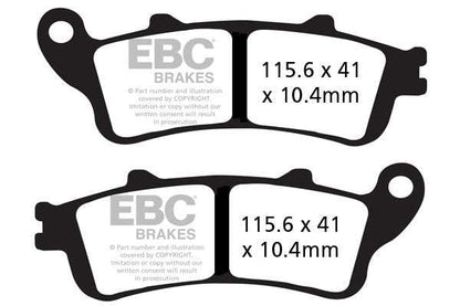 Brakes - FA261/2HH Fully Sintered  - EBC (Rear) - One Rotor ( one Set) - Rear at baycity powerparts