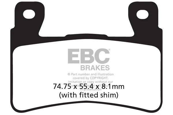 Brakes - FA265HH Fully Sintered - EBC by baycity powerparts