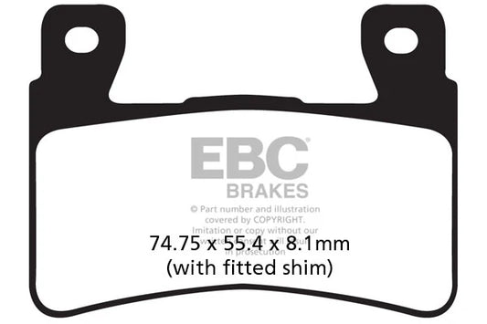 Brakes - FA265HH Fully Sintered - EBC by baycity powerparts