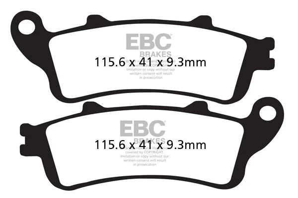 Brakes - FA281HH Fully Sintered  - EBC (Front) - Front (One Rotor) baycity powerparts