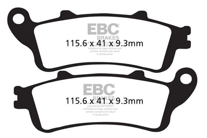 Brakes - FA281HH Fully Sintered  - EBC (Front) - Front (One Rotor) baycity powerparts