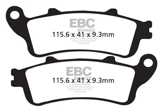 Brakes - FA281HH Fully Sintered  - EBC (Front) - Front (One Rotor) baycity powerparts