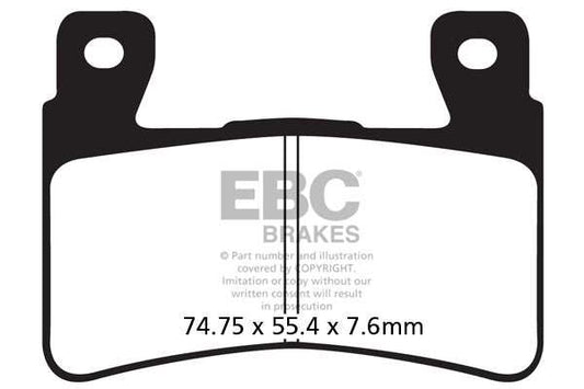 Brakes - FA296HH Fully Sintered  - EBC (Front) - One Set (Front) at baycity powerparts
