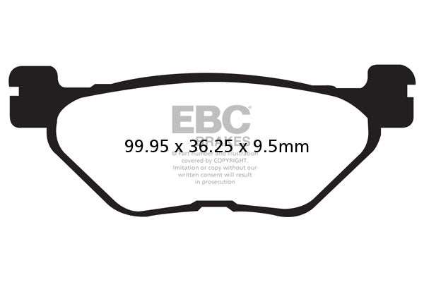 Brakes - FA319/2HH Fully Sintered  - EBC (Rear) - Rear