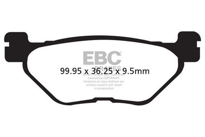 Brakes - FA319/2HH Fully Sintered  - EBC (Rear) - Rear