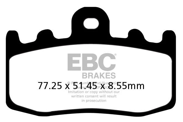 Brakes - FA335HH Fully Sintered - EBC - Single Rotors / One Set at baycity powerparts