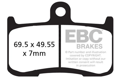 Brakes - FA347HH Fully Sintered- EBC - One Set baycity powerparts