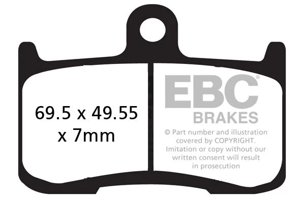 Brakes - FA347HH Fully Sintered - EBC (2 Set Front) - Two Set baycity powerparts