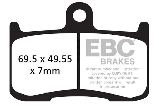 Brakes - FA347HH Fully Sintered - EBC (2 Set Front) - Two Set baycity powerparts