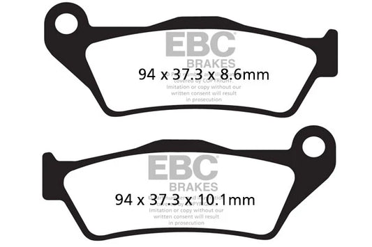 Brakes - FA363HH Fully Sintered (Rear) - EBC - One Set (Rear) baycity  powerparts
