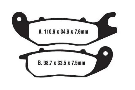 Brakes - FA375HH Fully Sintered - EBC - One Rotor ( One Set) - Front at baycity powerparts
