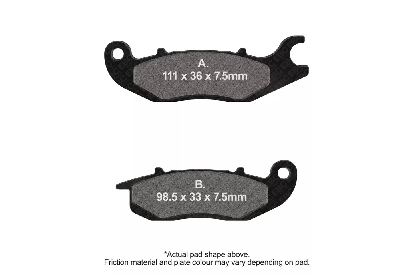 Brakes - FA375HH Fully Sintered - EBC - One Rotor ( One Set) - Front