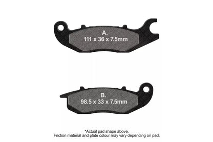 Brakes - FA375HH Fully Sintered - EBC - One Rotor ( One Set) - Front