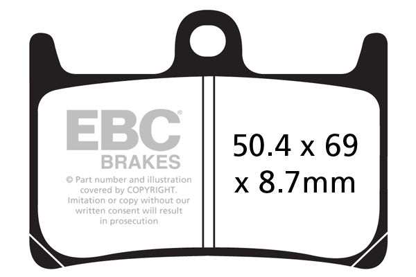 Brakes - FA380HH Fully Sintered - EBC - One Rotor at baycity powerparts