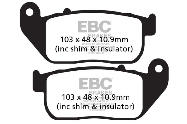 Brakes - FA381V Semi Sintered - EBC (Front) at baycity powerparts