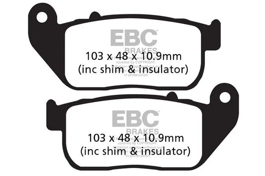 Brakes - FA381V Semi Sintered - EBC (Front) at baycity powerparts