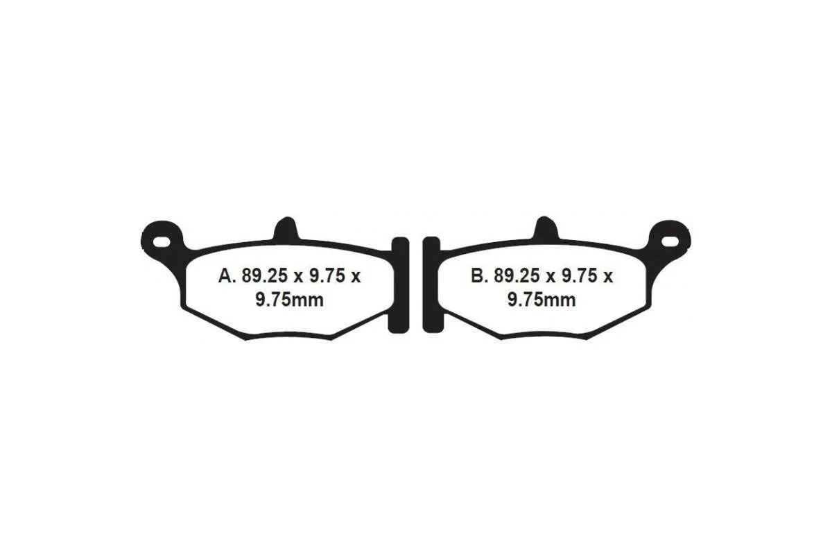 Brakes - FA419HH Fully Sintered - EBC (Rear) - One Set (REAR Rotor) baycity powerparts
