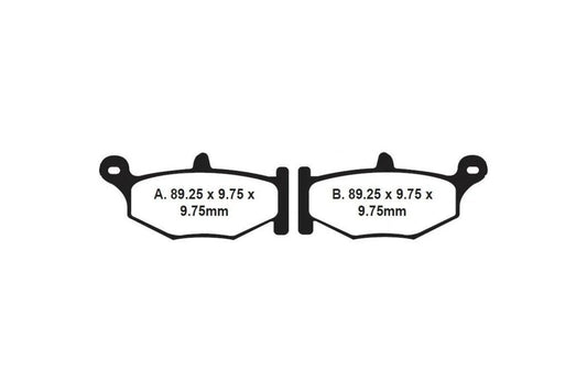 Brakes - FA419HH Fully Sintered - EBC (Rear) - One Set (REAR Rotor) baycity powerparts