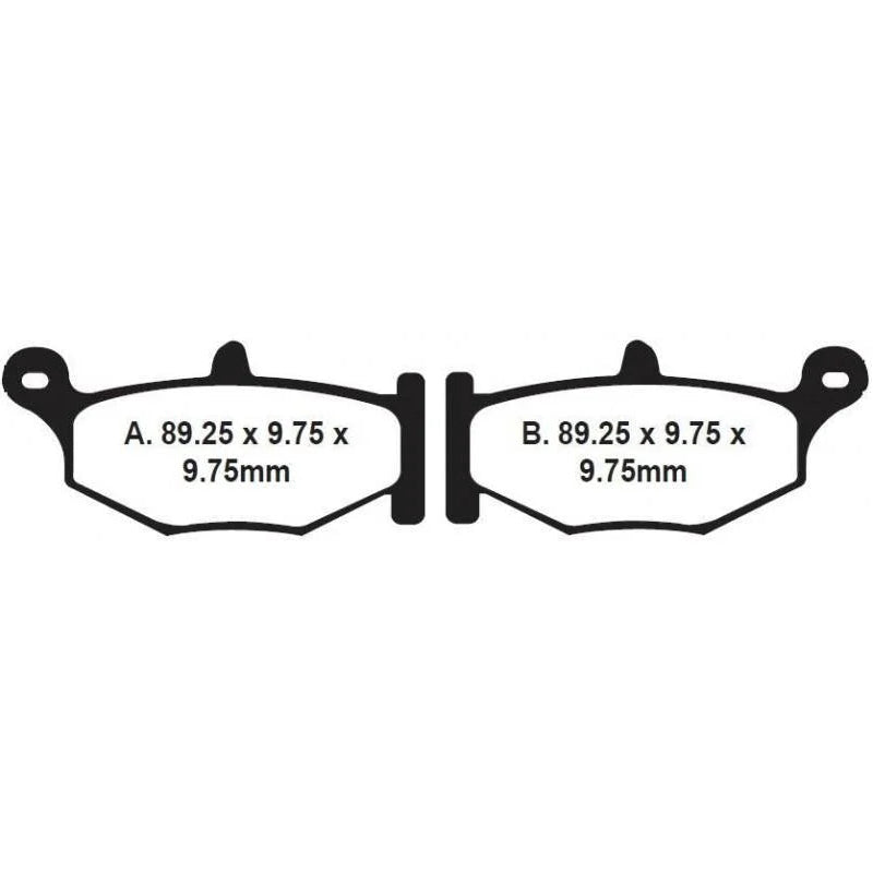 Brakes - FA419 Organic - EBC (Rear) - One Set (REAR Rotor) at baycity powerparts 