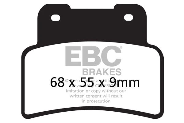 Brakes - FA432HH Fully Sintered - EBC (Front) - Front (One Rotor) at baycity powerparts