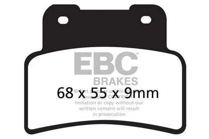 Brakes - FA432HH Fully Sintered - EBC (Front) - Front (One Rotor) at baycity powerparts