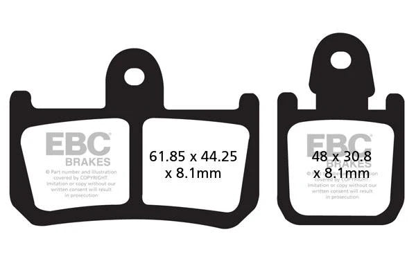Brakes - FA442/4HH Fully Sintered - EBC (Front) - Single Rotor ( One Set ) baycity powerparts