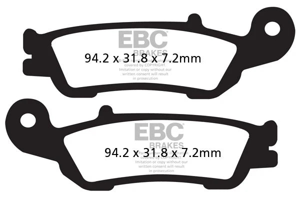 Brakes - FA450TT Carbon - EBC (front) - One Rotor ( One Set) - Front at baycity powerparts