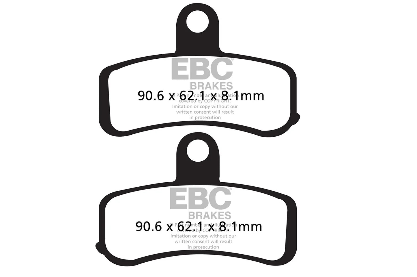 Brakes - FA457HH Fully Sintered - EBC (2 Set Front) - Two set ( Two Rotor) - Front baycity powerparts
